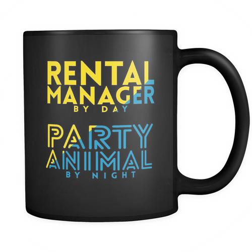 Rental Manager 11 oz. Mug. Rental Manager funny gift idea.