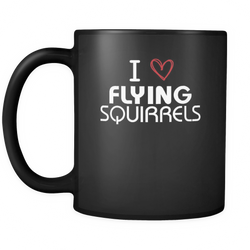 Flying Squirrels 11 oz. Mug. Flying Squirrels funny gift idea.