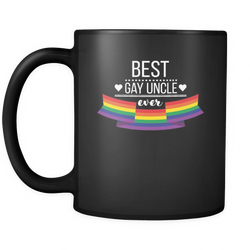Gay uncle 11 oz. Mug. Gay uncle funny gift idea.