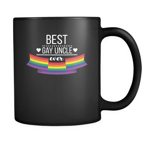 Gay uncle 11 oz. Mug. Gay uncle funny gift idea.