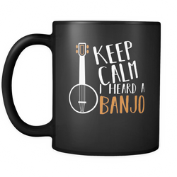 Banjo 11 oz. Mug. Banjo funny gift idea.