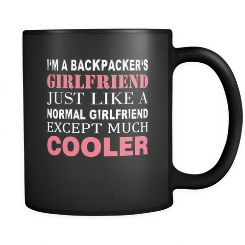 Backpacker's 11 oz. Mug. Backpacker's funny gift idea.