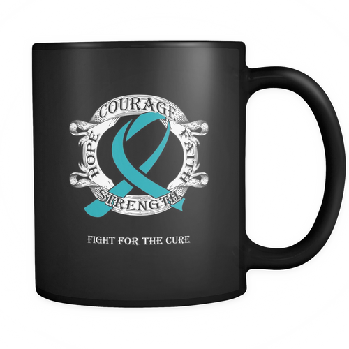Fight cancer 11 oz. Mug. Fight cancer funny gift idea.