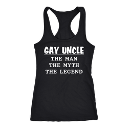 Gay Uncle T-shirt, hoodie and tank top. Gay Uncle funny gift idea.