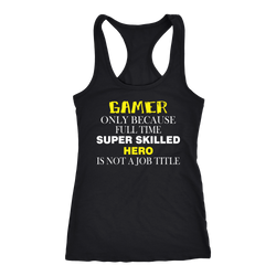Gamer T-shirt, hoodie and tank top. Gamer funny gift idea.