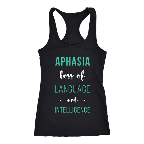 Aphasia T-shirt, hoodie and tank top. Aphasia funny gift idea.