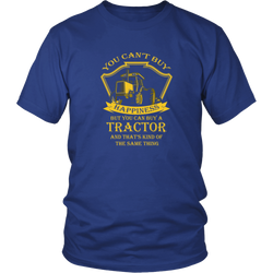 Tractor driver T-shirt - You can't buy happiness, but you can buy a tractor