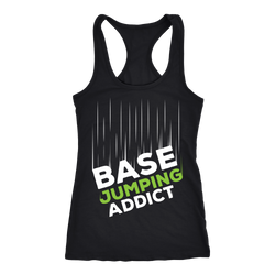 Base jumping T-shirt, hoodie and tank top. Base jumping funny gift idea.