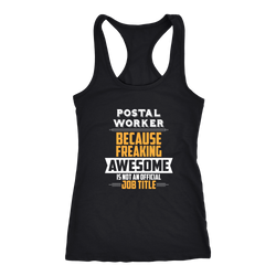 Postal Worker T-shirt, hoodie and tank top. Postal Worker funny gift idea.