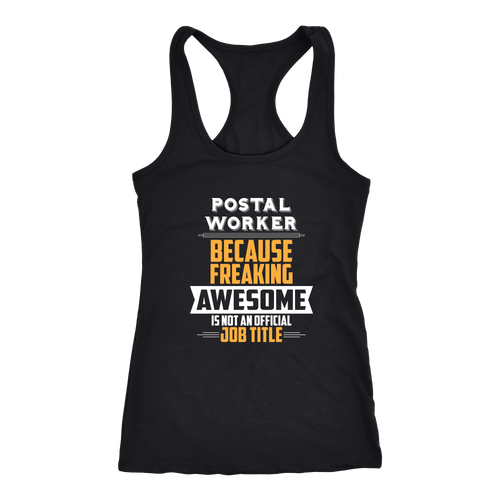 Postal Worker T-shirt, hoodie and tank top. Postal Worker funny gift idea.