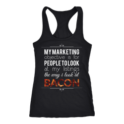 Bacon T-shirt, hoodie and tank top. Bacon funny gift idea.