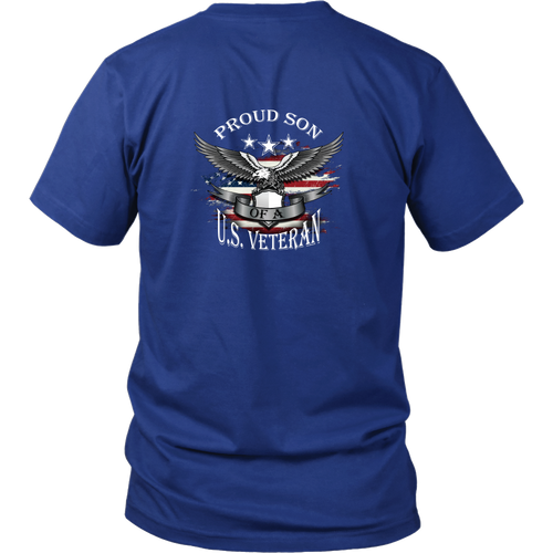 Son of a Veteran T-shirt - Proud son of a US Veteran