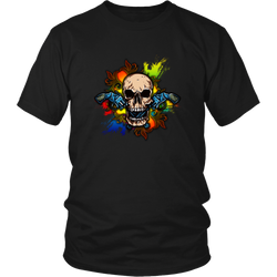 Skull T-shirt - Skull with guns