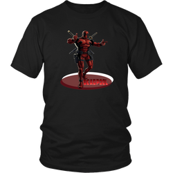 Deadpool T-Shirt - Marvel Comics Unisex Shirt Adult Men Women Casual Tee Black