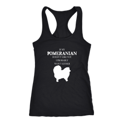 Pomeranian T-shirt, hoodie and tank top. Pomeranian funny gift idea.