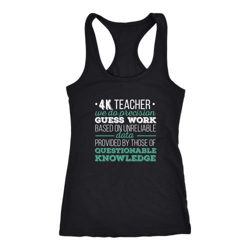 4K Teacher T-shirt, hoodie and tank top. 4K Teacher funny gift idea.
