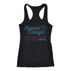 Resident Manager T-shirt, hoodie and tank top. Resident Manager funny gift idea.