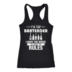 Bartender T-shirt, hoodie and tank top. Bartender funny gift idea.