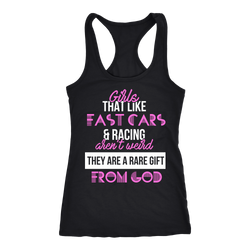 Racing Girl T-shirt, hoodie and tank top. Racing Girl funny gift idea.