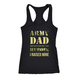 Army Dad T-shirt, hoodie and tank top. Army Dad funny gift idea.