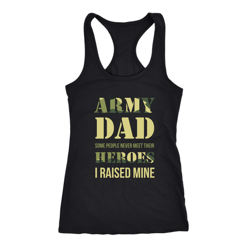 Army Dad T-shirt, hoodie and tank top. Army Dad funny gift idea.