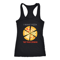 Pizza T-shirt, hoodie and tank top. Pizza funny gift idea.