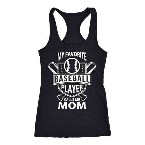 Baseball mom T-shirt, hoodie and tank top. Baseball mom funny gift idea.