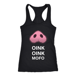 Pig T-shirt, hoodie and tank top. Pig funny gift idea.