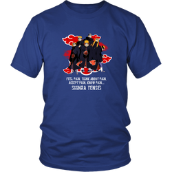 Anime T-shirt - Naruto - Shinra Tensei - Feel pain, think about pain, accept pain, know pain