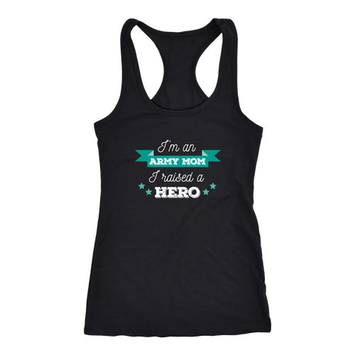 Army mom T-shirt, hoodie and tank top. Army mom funny gift idea.