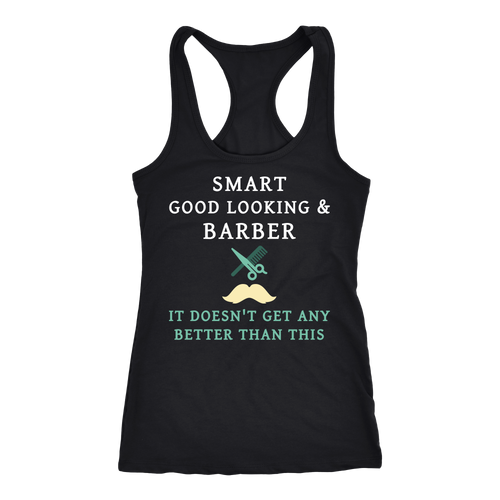 Barber T-shirt, hoodie and tank top. Barber funny gift idea.