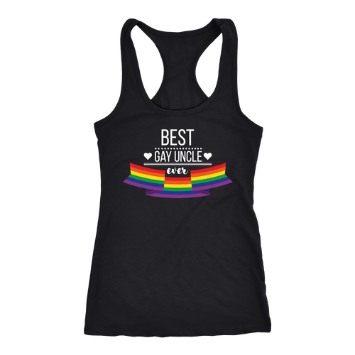Gay uncle T-shirt, hoodie and tank top. Gay uncle funny gift idea.