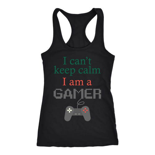Gamer T-shirt, hoodie and tank top. Gamer funny gift idea.