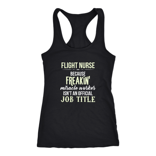 Flight Nurse T-shirt, hoodie and tank top. Flight Nurse funny gift idea.