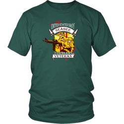 Vietnam Veteran T-shirt - United States Navy Seabee Vietnam Veteran (Front Print)
