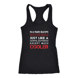 Figure skater's T-shirt, hoodie and tank top. Figure skater's funny gift idea.