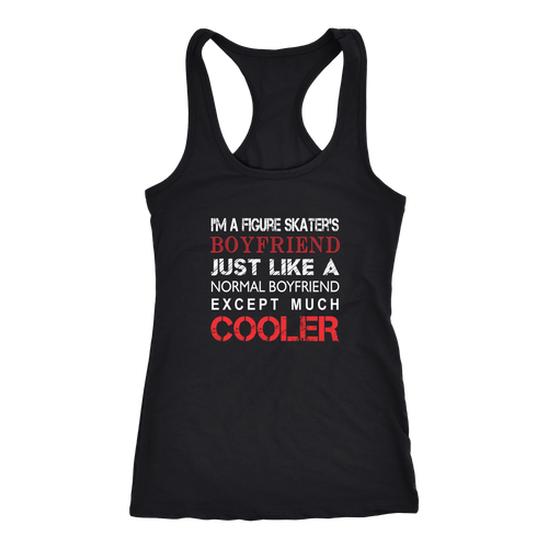 Figure skater's T-shirt, hoodie and tank top. Figure skater's funny gift idea.