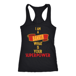 Banker T-shirt, hoodie and tank top. Banker funny gift idea.