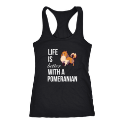 Pomeranian T-shirt, hoodie and tank top. Pomeranian funny gift idea.