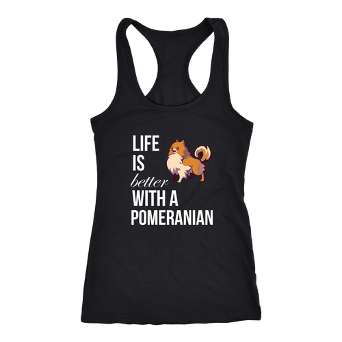 Pomeranian T-shirt, hoodie and tank top. Pomeranian funny gift idea.