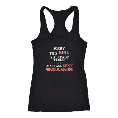 Financial Advisor T-shirt, hoodie and tank top. Financial Advisor funny gift idea.