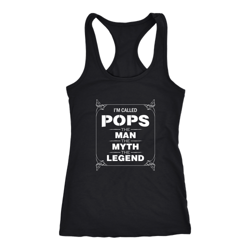 Pops T-shirt, hoodie and tank top. Pops funny gift idea.