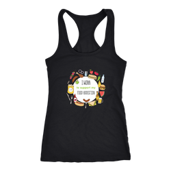 Food addiction T-shirt, hoodie and tank top. Food addiction funny gift idea.