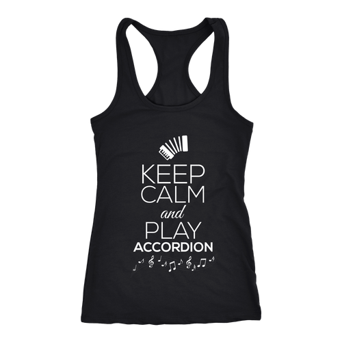 Accordion T-shirt, hoodie and tank top. Accordion funny gift idea.