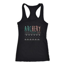 Archery T-shirt, hoodie and tank top. Archery funny gift idea.