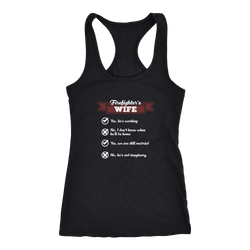 Firefighter's Wife T-shirt, hoodie and tank top. Firefighter's Wife funny gift idea.