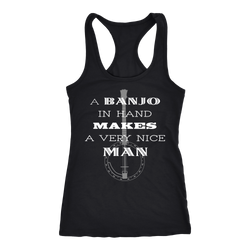 Banjo T-shirt, hoodie and tank top. Banjo funny gift idea.