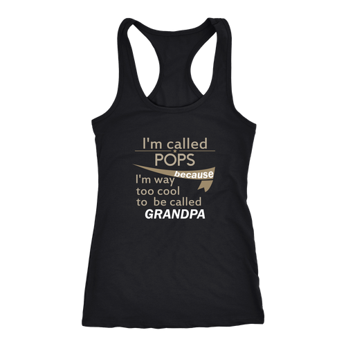Pops T-shirt, hoodie and tank top. Pops funny gift idea.