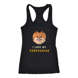 Pomeranian T-shirt, hoodie and tank top. Pomeranian funny gift idea.