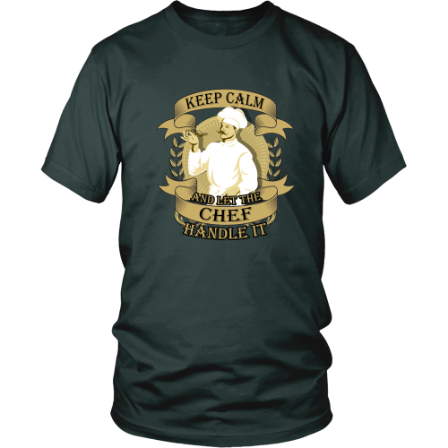 Chef T-shirt - Keep calm and let the chef handle it